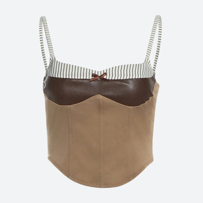 Patch Corset Top
