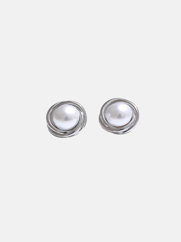 Pearl Stud Earrings