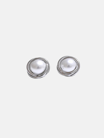 Pearl Stud Earrings