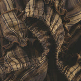 Plaid Ruffled Mini Skirt