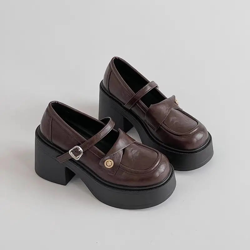 Platform Mary Jane Heels