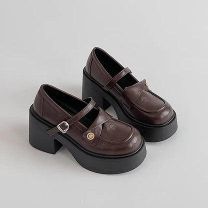 Platform Mary Jane Heels