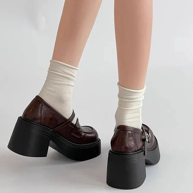 Platform Mary Jane Heels