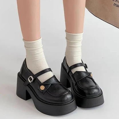 Platform Mary Jane Heels