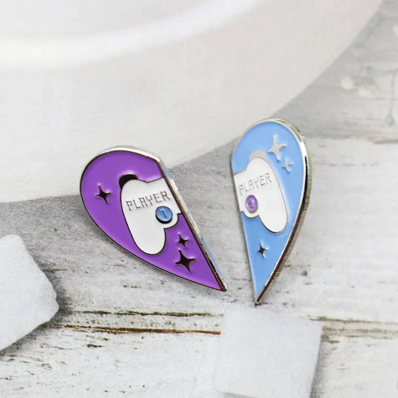 Players Heart Shaped Pins