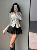 Pleated Mini Tennis Skirt