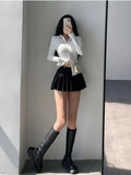 Pleated Mini Tennis Skirt
