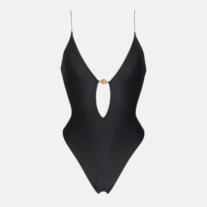 Plunge One Piece Swimsuit