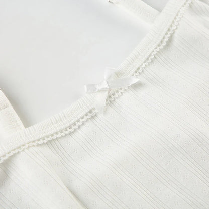 Pointelle Two Piece Pajama Set