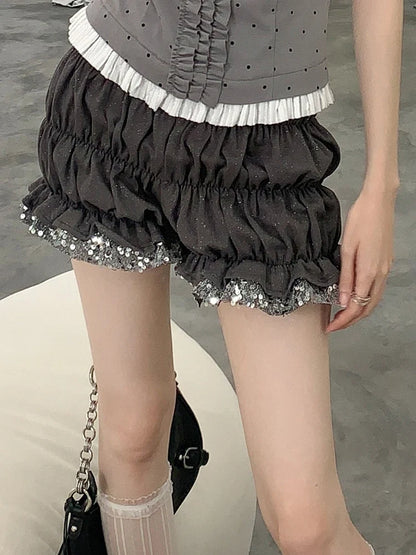 Polka Dot Ruffle Two Piece Set