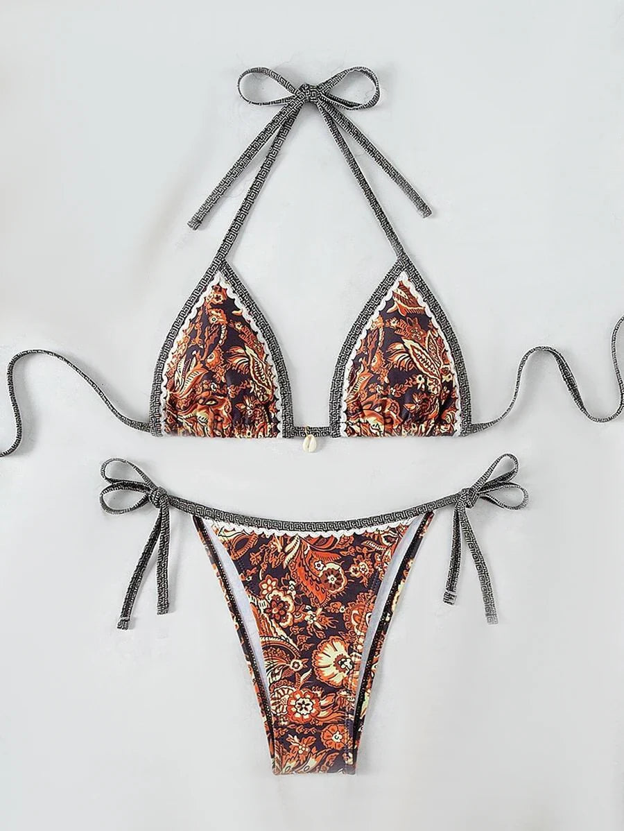 Porcelain Bikini Set