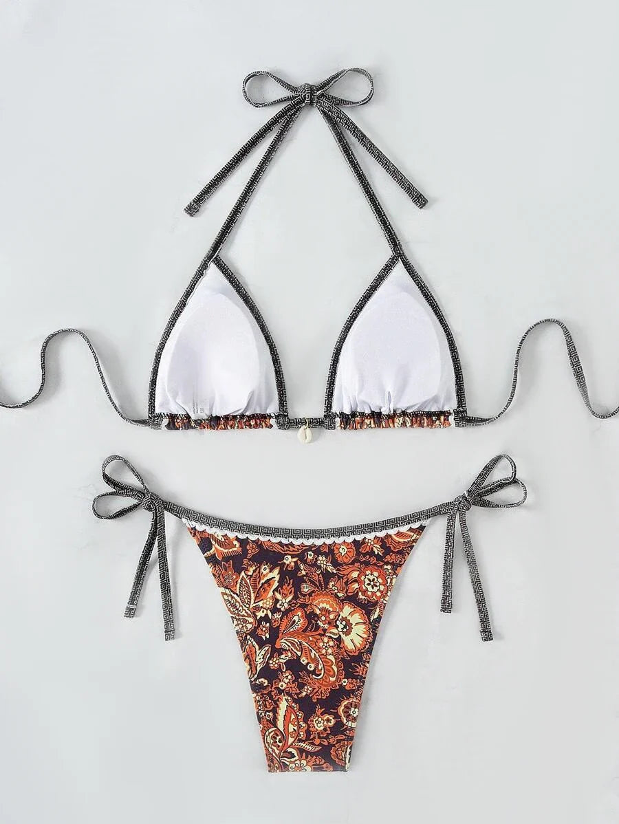 Porcelain Bikini Set