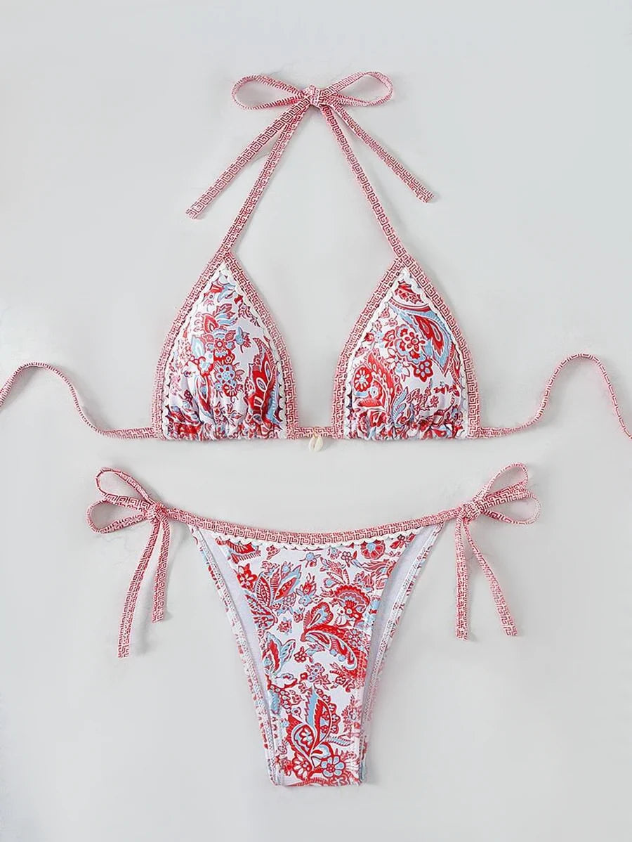 Porcelain Bikini Set