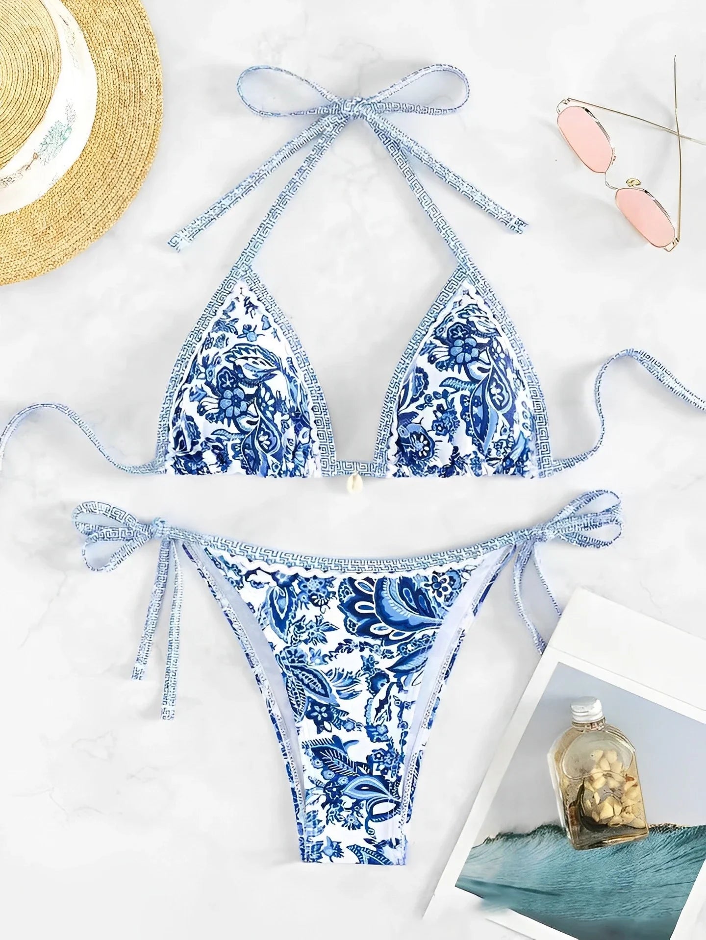 Porcelain Bikini Set