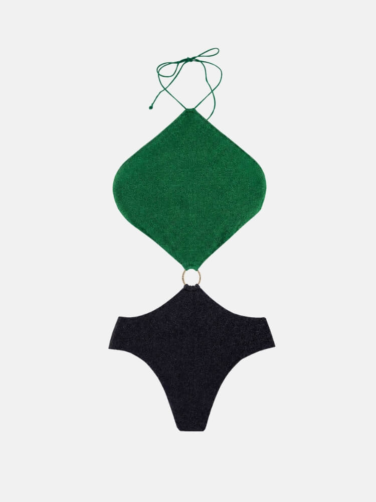 Ring Detailed 3 Piece Swimsuit Set