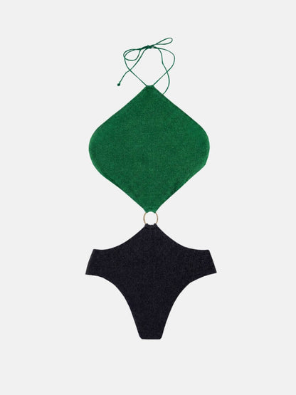 Ring Detailed 3 Piece Swimsuit Set