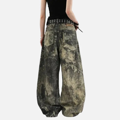 Vintage Dirty Dying Denim Jeans