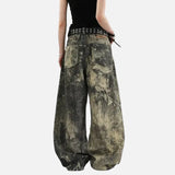 Vintage Dirty Dying Denim Jeans