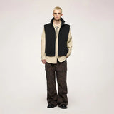 Sleeveless Zip-Up Vest