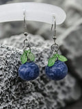 Everyday Realistic Fun Blueberry Earrings