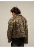 Luxurious Faux Fur Winter Coat Jacket