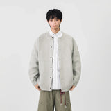 Soft Ribbed Knit Button Front Cardigan