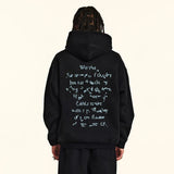 Retro Aesthetic Back Graphic Print Hoodie