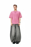 Crew Neck Solid Color Oversized T-Shirt