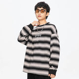 Vintage Striped Gothic Sweatshirt
