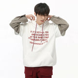 Motivational Quote Extra Sleeve Hoodie
