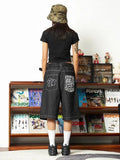 Y2K Oversized Cargo Jorts
