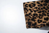 Leopard Print Loose Fit Lapel Summer Shirt