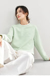 Autumn Embroidered Comfort Sweatshirt