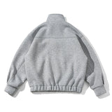 Y2K Spring Oversized Solid Color Cotton Jacket