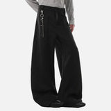 Versatile Thick Lined Wide Leg Casual Pants