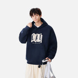 Versatile Winter Graphic Print Casual Hoodie