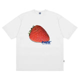 Women Retro Sweet Strawberry Graphic T-Shirt