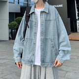 Classic Comfort Blue Retro Loose Denim  Jacket