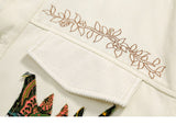 Vintage Flower Embroidery Jacket