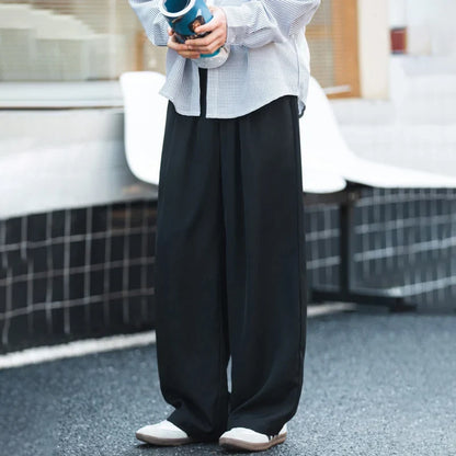 Retro Ice Silk Casual Pants