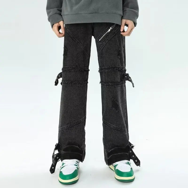Work & Play Baggy Stacked Punk Jeans