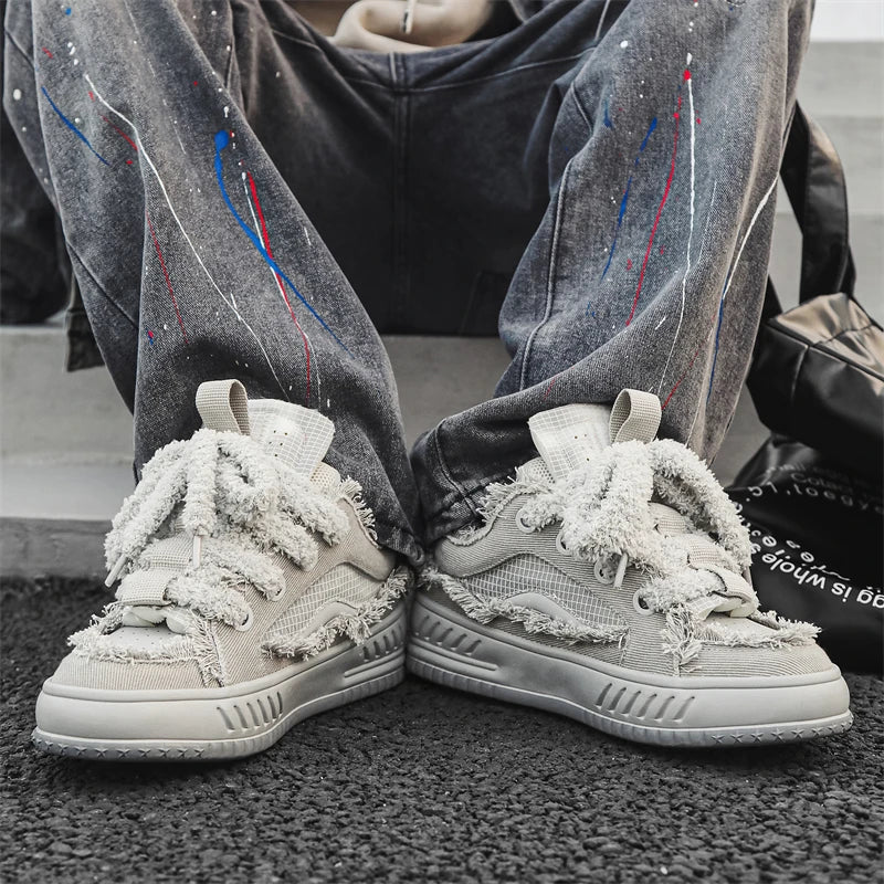 Personalized Street Style Vulcanized Platform Sneaker