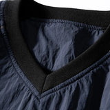 Patchwork Loose Long Sleeve Sports T-Shirt