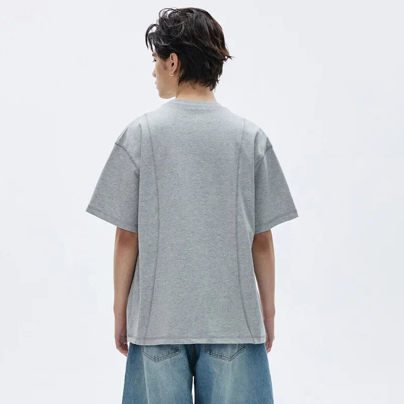 Elevated Solid Color Loose Short Sleeve T-Shirt