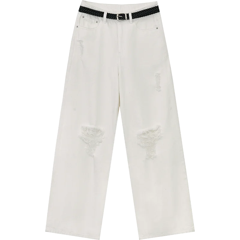 Chic Loose Wide Leg Jeans Jeans