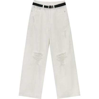 Chic Loose Wide Leg Jeans Jeans