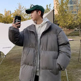 Warm Japanese Style Windproof Fleece Puffer Coat