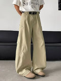 Everyday Denim Pleated Retro Denim Cargo Jeans