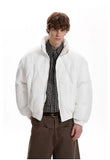 Stylish Winter Stand Neck Padded Puffer Jacket