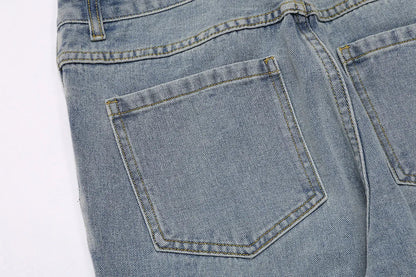 Rivet Vintage Punk Hip Hop Jeans